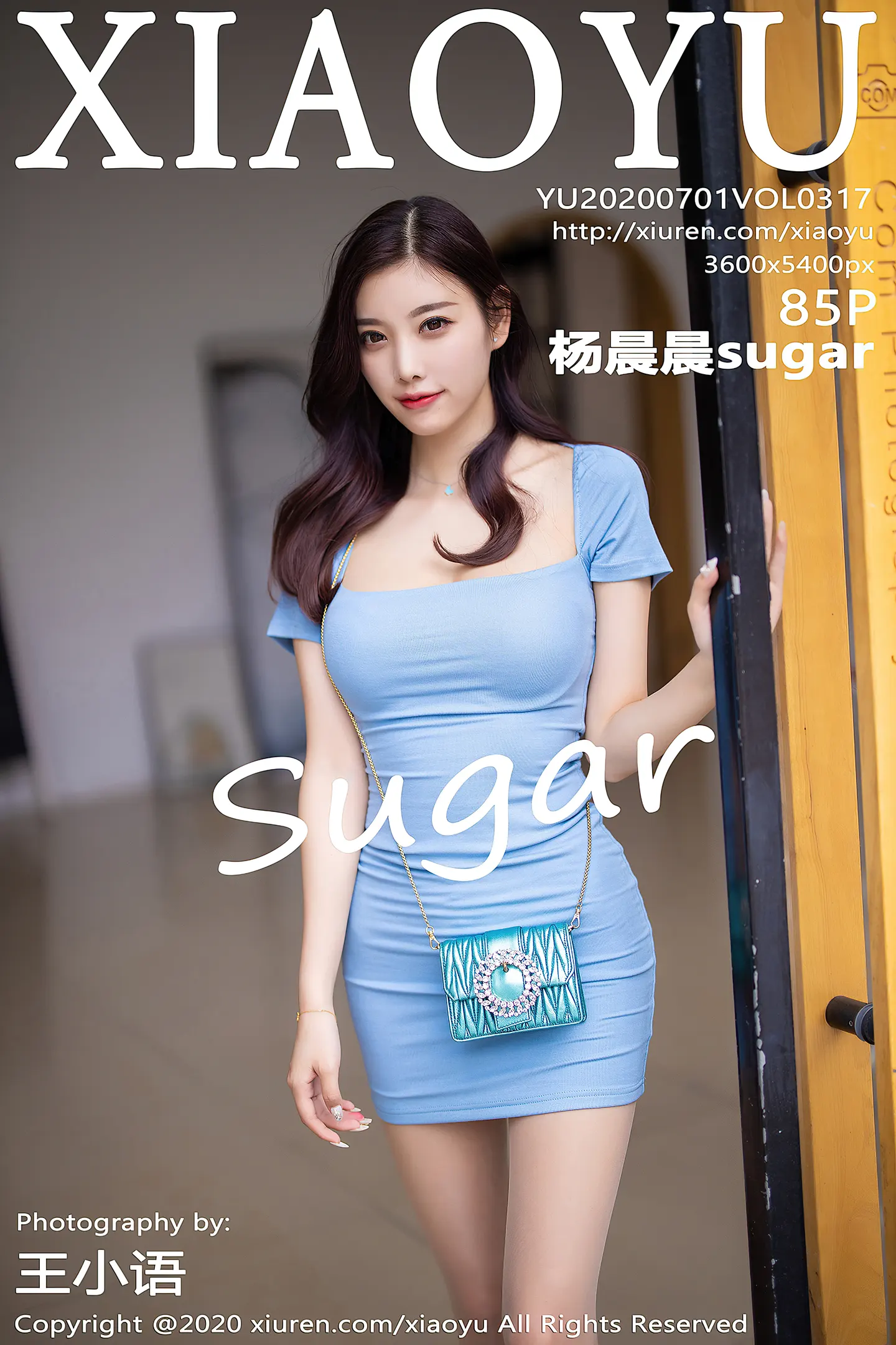 [XiaoYu画语界]Vol.317_女神杨晨晨sugar时尚街拍主题连身裙秀完美身材性感写真85P-秀人网 - XiuRen.Space